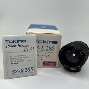Pentax Tokina SZ-X SD 28-105mm f4 PKA PK-A Macro Zoom lens f film & DSLR (A5) - Picture 1 of 10