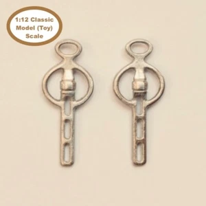 HORSING AROUND Classic 1:12 Modellpferd Maßstab LIVERPOOL DREI SLOT GEBISS - Silber - Bild 1 von 1