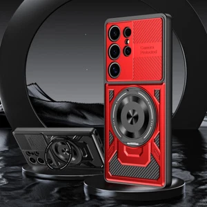For Samsung Galaxy S25 Ultra, Shockproof Ring Holder KickStand back case - Picture 1 of 18