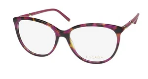 NUEVAS GAFAS ESCADA VESC84 09BD BORDE COMPLETO OJO DE GATO TORTUGA 54-15-140 PLÁSTICO - Imagen 1 de 8