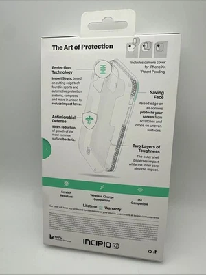 INCIPIO DUO iPhone 11 и iPhone XR двойной слой чехол (черный) IPH-1906-BLK-V ** новый ** - Изображение 1 из 2