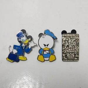 3x Donald Duck Official Pin Trading 2014 2009 2010 DisneyLand Paris Disney Parks - Picture 1 of 13
