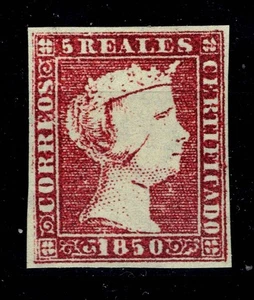 Edifil 3 nuevo * mng 1850 Isabel II sello de España Spain Lujo - Foto 1 di 1