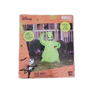 Gemmy Halloween Disney 3.5 ft Oogie Boogie with Dice Airblown Inflatable - Picture 1 of 7