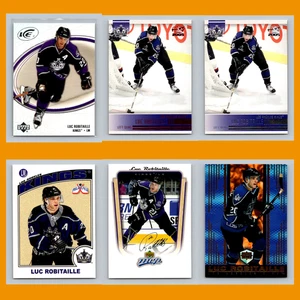 Luc Robitaille Lote 6 Tarjetas de Hockey 2005 Upper Deck Ice Los Angeles Kings Set NHL - Imagen 1 de 8