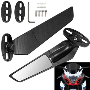 For YAMAHA YZF Stealth Mirrors Adjustable Side Mirror Rear View R1 R6 R125 NEW - Picture 1 of 11