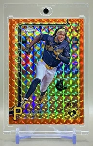 Oneil Cruz 2025 Topps Chrome #252 Orange Geometric Refractor #/25 SSP - Pirates - Bild 1 von 3