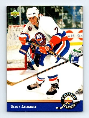 #571 1992-93 Upper Deck Scott Lachance RC Islanders - Image 1 of 2