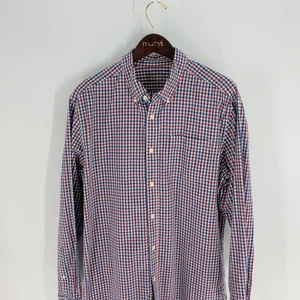 Eddie Bauer Legend Wash Gingham Classic Fit Button Up Shirt Size Large - Picture 1 of 8