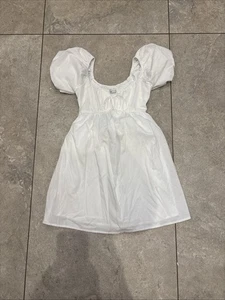Ladies White Milkmaid Dress From Hollister Size Xs (6/8) - Picture 1 of 3