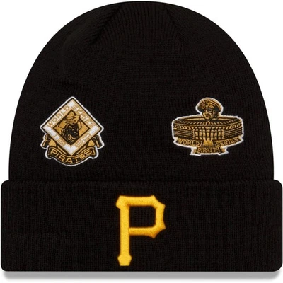 New Era Pittsburgh Pirates-5X World Series Champs Beanie -Black- New  - Image 1 of 4