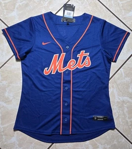 NWT Nike New York Mets Blue MLB Limited Baseball Jersey Women’s Medium $115 - Picture 1 of 12