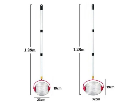 1 Satz Rollsammler Obstpflücker Teleskopstangen Obstsammler Nusssammler 48-125cm - Bild 1 von 3