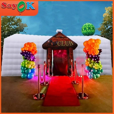 Aufblasbares Nachtclub-Würfelzelt Tragbares Partyzelt Veranstaltungen Hinterhof - Bild 1 von 4