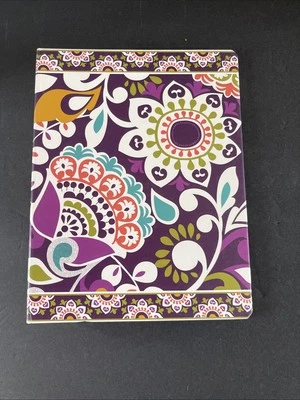 Vera Bradley ciruela loca mini/pequeña carpeta de tres anillas con bolsillos multicolor nuevo Foto 1 de 4