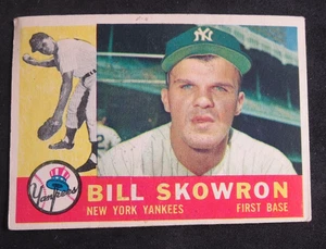 1960 Topps Bill Skowron New York Yankees #370 VG - Picture 1 of 3