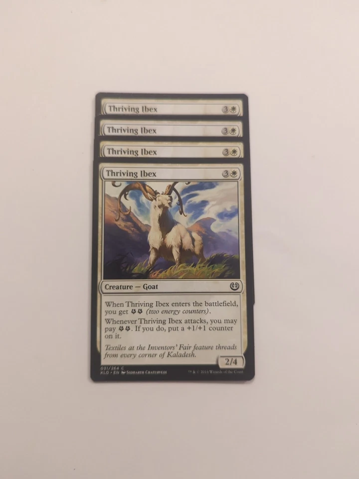 (4) Thriving Ibex *PLAYSET* Kaladesh Regular NM MTG - Image 1 of 1