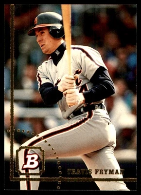 特拉维斯·弗莱曼 1994 年鲍曼 #621 老虎队 美国职棒大联盟 阅读 免运费 亲笔签名 Den — 第 1/2 张图片