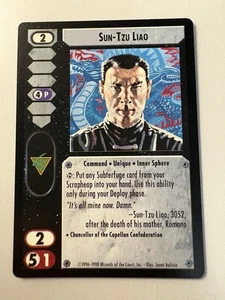 Sun-Tzu Liao, 1997 BattleTech CCG Rare PWE Tracking - Picture 1 of 1