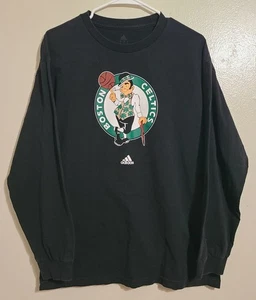 Boston Celtics Adidas Langarm T-Shirt Größe L Lucky The Leprechaun  - Bild 1 von 7