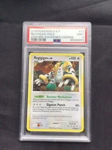 Cartas Pokémon: Leyendas Despertadas Cosmos Holo: Regigigas 37/146 PSA 9 - Imagen 1 de 6
