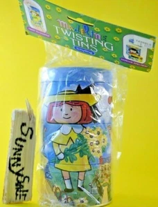 Madeline's Twisting Tins Schylling 1997 Madeline Stack Collectible Vintage Blue - Foto 1 di 9