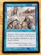 1x MTG Magic The Gathering Thalakos Mistfolk [Tempest] Collectible Trading Card