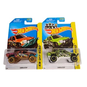 Sandblaster #135 * Burnt Orange * Green * 2014 Hot Wheels * (A4) - Picture 1 of 4
