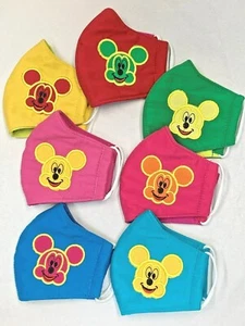Waschbare Gesichtsmaske Disney Mickey weich Kinder Kleinkind - Bild 1 von 4