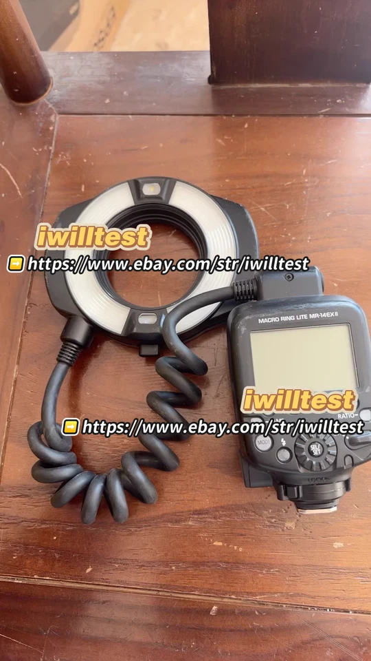 1 PCS Canon MR-14EXii Ring Flash, second-generation ring macro flash*IW - Image 1 of 1