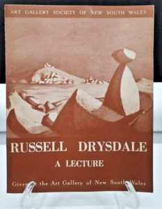 RUSSELL DRYSDALE A LECTURE , ART GALLERY OF NSW 1959 . T5 - Picture 1 of 6