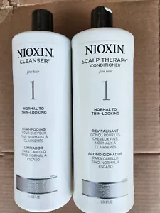 SISTEMA LIMPIADOR DE CHAMPÚ Y ACONDICIONADOR NIOXIN 1 ASPECTO NORMAL A DELGADO 33.8 FL OZ - Imagen 1 de 3