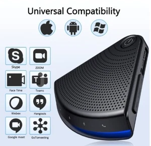 Bluetooth Speakerphone Conference Microphone Computer Speakers with Microphone U - Picture 1 of 7