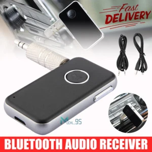 Adaptador Receptor Inalámbrico Bluetooth 3.5mm AUX Audio Estéreo Música Coche - Picture 1 of 15