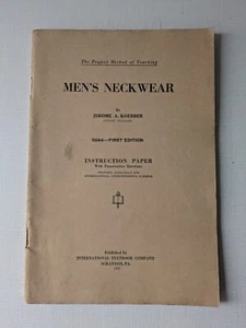 1927 Men's Neckware Window Display International Correspondence School PA - Picture 1 of 6
