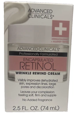 Advanced Clinicals Encapsulated Retinol Rapid Wrinkle Face Cream 2 fl oz / 59mL - Image 1 of 3