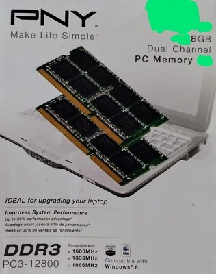 DDR3 8GB Laptop Memory Ram - Image 1 of 3