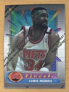 Chris Morris 1994-95 Topps Finest #114 New Jersey Nets Star Mint Condition