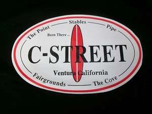 C - STREET SURF BREAKS VENTURA , CALIFORNIA CLOSE OUT SALE T-SHIRTS. NEW! - Picture 1 of 6