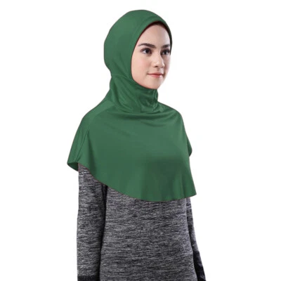 Mujeres Musulmanas Una Pieza Amira Turbante Hiyab Envoltura Cabeza Cubierta Sombrero Gorro Mantón Árabe Foto 1 de 4