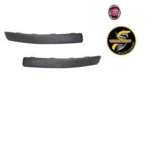 KIT COPPIA MODANATURA PROFILO PARAURTI FIAT PANDA ANTERIORE NERA DA 2003 AL 2011 - Foto 1 di 3