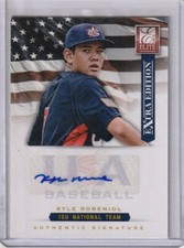 kyle robeniol 2012 elite extra edition USA auto 15u 017/125