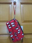 VERA BRADLEY All in One Crossbody Wristlet PLAYFUL PENGUINS iPhone 6 RED