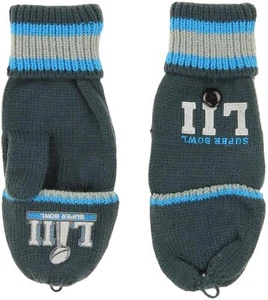 Outerstuff NFL Youth Boys (8-20) Super Bowl 52 Convertible Mittens, OSFM - Picture 1 of 2