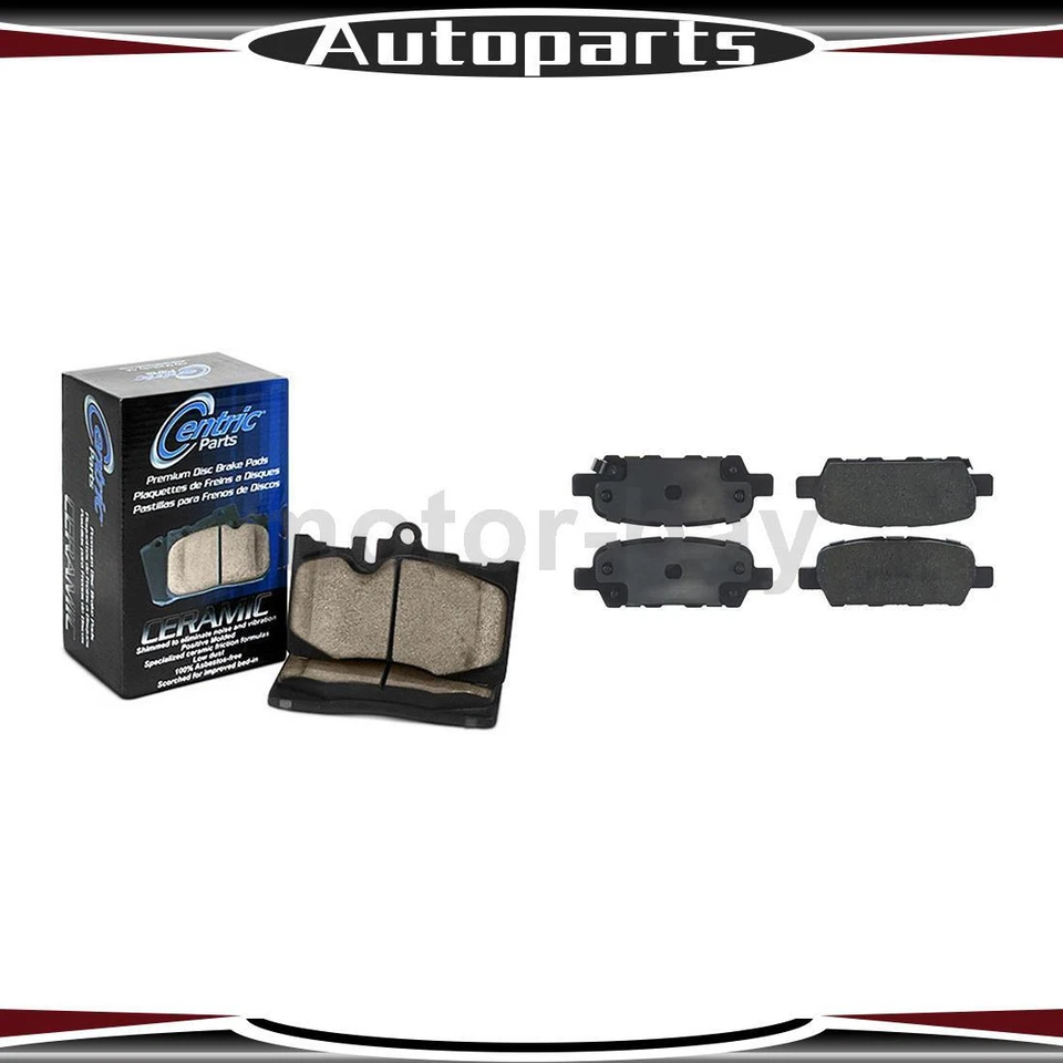 Pastillas de freno delanteras traseras para Nissan Rogue 2017 2016 2013 2012 2011 2008 2010 2009 Foto 1 de 4