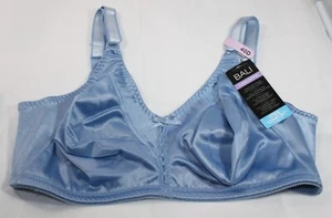 NWT BALI COOL COMFORT fabric BRA DF3820 wirefree SKY BLUE 40D - Picture 1 of 4