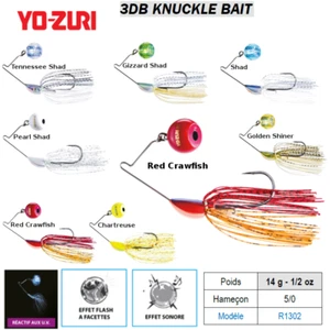 Spinnerbaits YO-ZURI 3DB Knuckle Bait Golden Shiner Shad Gizzard Shad New - Picture 1 of 8