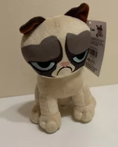 New Grumpy Cat Plush 7" Sitting Stuffed Animal Toy Factory Meme Plush - Picture 1 of 4