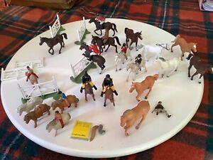britains riding school figures and pieces