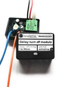 Relé de interruptor de coche positivo y negativo años 1-90 activación temporizador 20A retardo de apagado 12V - Imagen 1 de 7